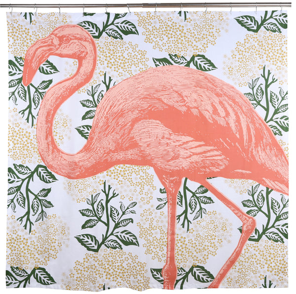 Flamingo Shower Curtain 72"x72"