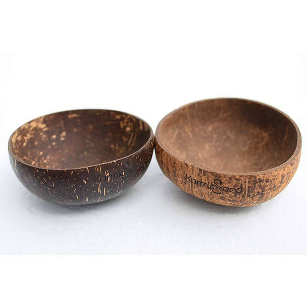 Handmade Coconut Bowls (Set of 4)  - FREE US Shipping