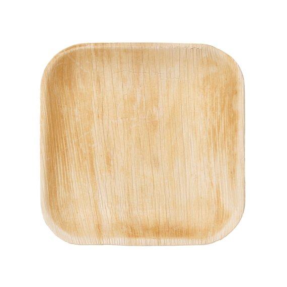 Palm Leaf Square 6" Inch Plates  (Set of 100/50/25) - FREE US Shipping