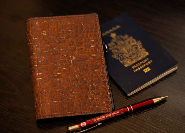 Red Gharial - Unisex Passport Wallet